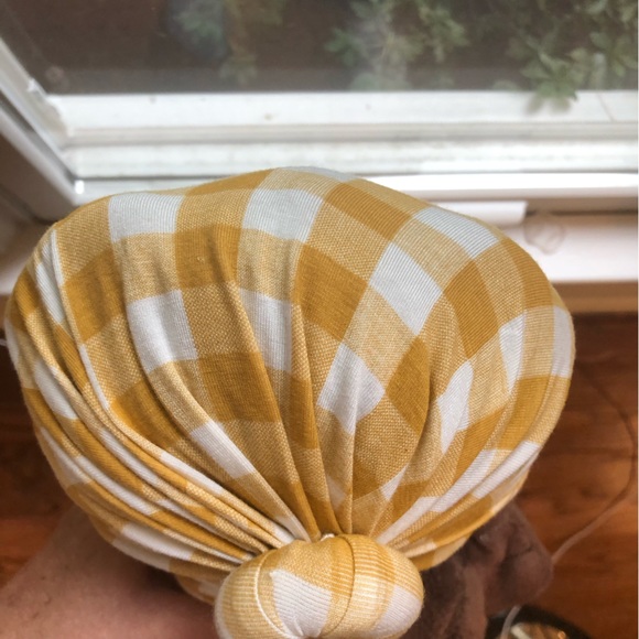 NWT | Angel Dear | Gingham Knot Turban - Picture 7 of 8